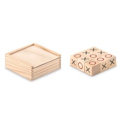 Jeu de Morpion en Bois TIC TAC TOE