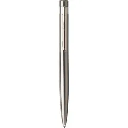 Stylo bille twist écologique en acier inoxydable recyclé Hannelore