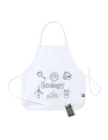 Tablier Écologique Personnalisé Idéal pour Colorier - Mayfil
