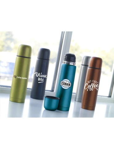 Frosted Bottle RCS Recycled Steel 500 ml bouteille