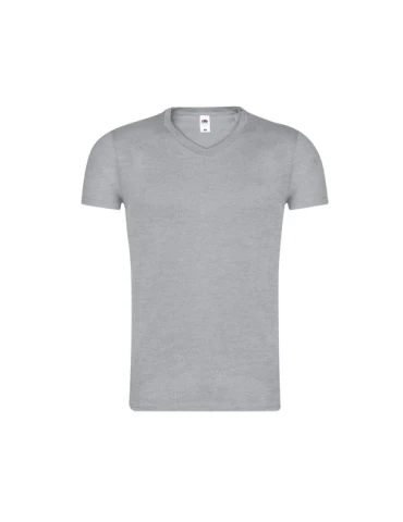 T-Shirt V-Neck Personnalisé Adulte Couleur Iconic Fruit of the Loom