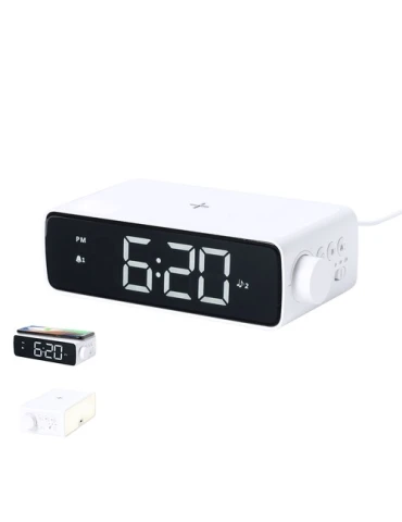 Horloge Multifonction Personnalisée avec Chargeur et Lampe LED Fabirt