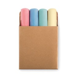 Craies de Couleur Personnalisables - 4 Chalk Sticks