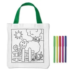 Sac à colorier en coton personnalisable - MATEUSZ