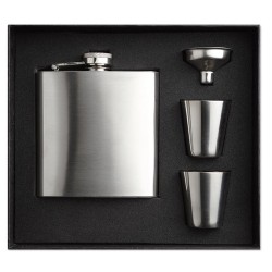 Flacon de poche SLIMMY FLASK SET avec gobelets