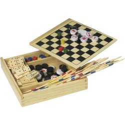 Set de 5 jeux en coffret - Idéal pour les loisirs