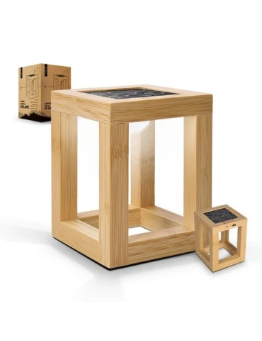 LAMPE SOLAIRE EN BAMBOU