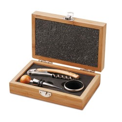 Coffret de Sommelier en Bambou SONOMA