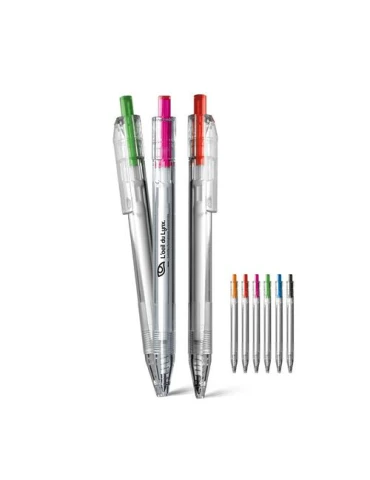 STYLO BILLE ECRITURE BLEUE EN rPET